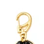 Chaveiro Dezena Cristal Dourado Nossa Senhora Aparecida Preto