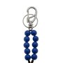 Chaveiro Dezena da Medalha de São Bento Colorida com Mosquete - Azul