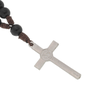Chaveiro Dezena com Crucifixo da Medalha de São Bento e Mosquete - Preto