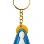 Chaveiro Nossa Senhora Das Graças 3d com Argola Dourada