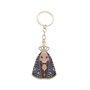 Chaveiro Infantil de Nossa Senhora Aparecida em Metal - Dourado