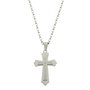 Colar Crucifixo Pai Nosso - Inox