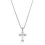 Colar Crucifixo Vazado em Inox