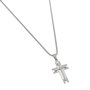Colar Crucifixo Vazado em Inox