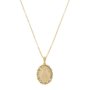 Colar de Nossa Senhora Aparecida com Detalhes em Strass - Folheado