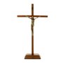 Crucifixo de mesa arredondada fina - 29cm