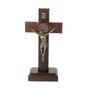 Crucifixo de mesa ou parede em madeira - 14cm