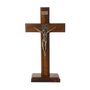 Crucifixo de Mesa Ou Parede em Madeira - 28cm