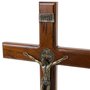 Crucifixo de mesa ou parede em madeira - 37cm