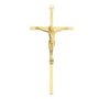 Crucifixo de Metal - Dourado 15cm