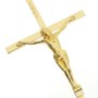 Crucifixo de Metal - Dourado 15cm