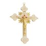 Crucifixo de parede - Dourado 15cm