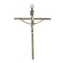 Crucifixo de Parede em Metal com Modelo Estilizado Ouro Velho - 18,5cm