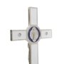 Crucifixo de Mesa São Bento - Branco 21cm