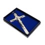 Crucifixo de São Bento Luxo 22.5cm - Prata