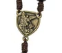 Dezena para Carro São Miguel Madeira Marrom Claro 10mm e Cruz