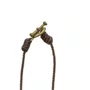 Dezena para Carro São Miguel Madeira Marrom Claro 10mm e Cruz