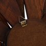Divino Espírito Santo de madeira redondo - 33x33cm