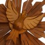 Divino Espirito Santo em madeira - 44,5cm de diâmetro