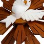 Divino Espírito Santo em madeira com Divino Branco - 65cm
