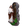 Imagem de Jesus Batendo à Porta em Resina Colorida - 21cm