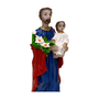 Imagem de São José com Menino Jesus em Resina Colorida - 8,5cm