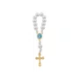 Kit Dezena Nossa Senhora Das Graças Pérola Abs Branca 8mm 6un