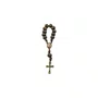 Kit Dezena Nossa Senhora do Carmo Madeira Marrom Escuro 8mm 6un