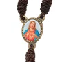 Kit Dezena Sagrado Coração De Jesus Pérola Vermelha 8mm 6un