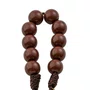 Kit Dezena São Francisco Pérola Marrom 8mm 6un