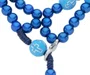Kit Terço de Pulso de Nossa Senhora Aparecida Azul Escuro - 3Un
