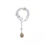 Kit Terço de Pulso de Nossa Senhora Aparecida Branco - 3Un