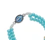 Kit Terço de Pulso de Nossa Senhora das Graças Azul Claro - 3Un