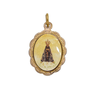 Medalha de Nossa Senhora Aparecida em Metal Dourado - 50Un