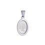 Medalha de Nossa Senhora de Fátima em Inox Gravada a Laser - 3Un