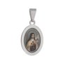 Medalha Santa Teresinha em Inox - 3un