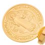 Medalha de São Bento para carro - Dourada