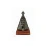 Pedestal Nossa Senhora Aparecida Metal Ouro Velho 9,5cm