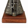 Pedestal Nossa Senhora Aparecida Metal Ouro Velho 9,5cm