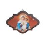 Porta-Terços de Parede da Mãe Rainha de Schoenstatt em MDF - Resinado