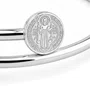 Pulseira Bracelete São Bento Duplo Aço Inox