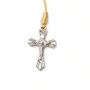Pulseira de Cristal com Passante Níquel São Bento Doce de Leite