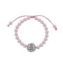 Pulseira Infantil do Santo Anjo da Guarda - Rosa Bebê
