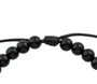 Pulseira Regulável Resinada Santa Teresinha Pérola Preta 6mm