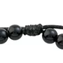 Pulseira Regulável Resinada São Bento Pérola Preta 6mm