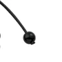Pulseira Regulável Resinada São Rita Pérola Preta 6mm