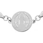 Pulseira São Bento em Inox Prata