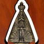 Quadro de Mesa Nossa Senhora Aparecida em Madeira Demolição