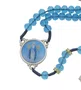Terço com Entremeio de Nossa Senhora das Graças - Cristal Azul