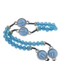 Terço com Entremeio de Nossa Senhora das Graças - Cristal Azul
